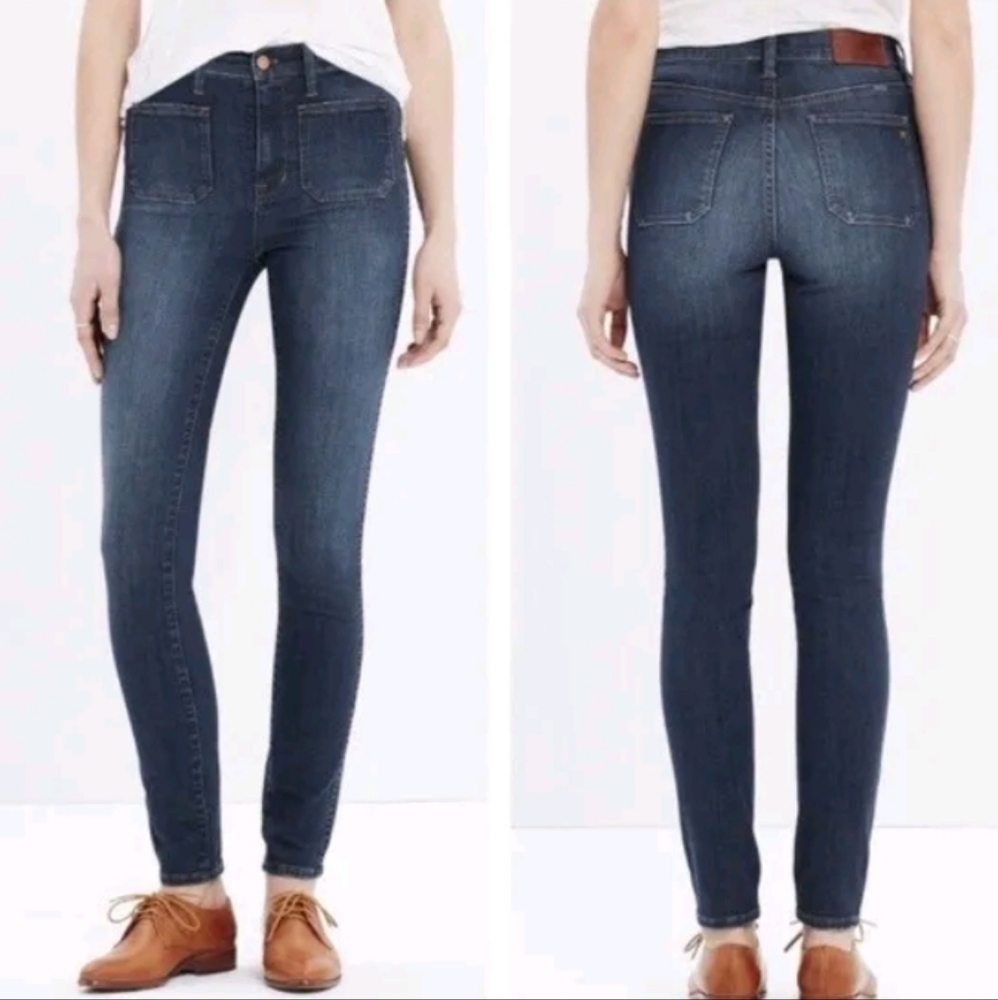Madewell Skinny High Waisted Sailor Jeans